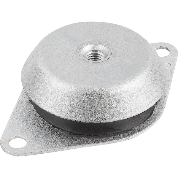 Kipp Machine Foot, Form:A Steel, With Tear Protection, Comp:Elast. Natural Rubber K0687.106160 - main